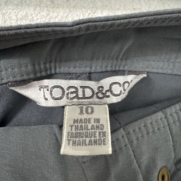 Toad & Co Skort Skirt Womens Size 10 Gray Hiking Athletic Gorpcore Outdoors - Picture 2 of 5